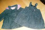 setje jeans jasje en jurkje mt 80, Kinderen en Baby's, Ophalen of Verzenden, Gebruikt, Meisje, Setje