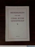 Mededelingen van het Cyriel Buysse Genootschap X, Boeken, Ophalen of Verzenden, Nieuw, Overige typen