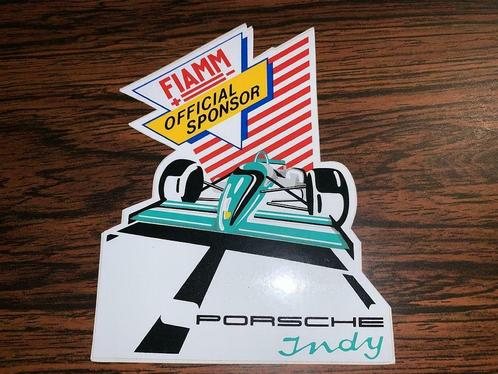 Sticker Porsche Indycar Racing FIAMM jaren '80, Verzamelen, Stickers, Zo goed als nieuw, Ophalen of Verzenden