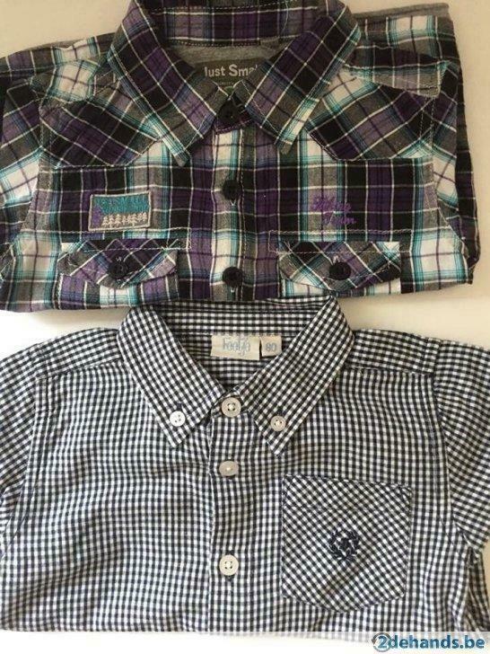 Hemden lange mouwen maat 80, Kinderen en Baby's, Kinderkleding | Overige, Gebruikt, Jongen, Ophalen of Verzenden