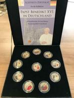 Duitsland 10 gekleurde 0,50 euro Paus Benedictus UNC, Ophalen of Verzenden, Duitsland, 50 cent, Setje