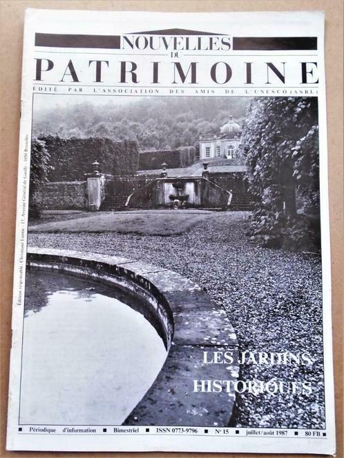 nouvelles du patrimoine - Dossier Jardins Historiques - 1987, Boeken, Kunst en Cultuur | Architectuur, Gelezen, Architectuur algemeen