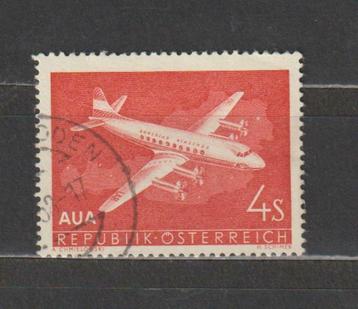 Autriche 1958 Poste aérienne Vickers Viscount °, Enlèvement ou Envoi, Affranchi