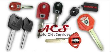 Copie double de clé codée noire Yamaha Suzuki Kawasaki beschikbaar voor biedingen