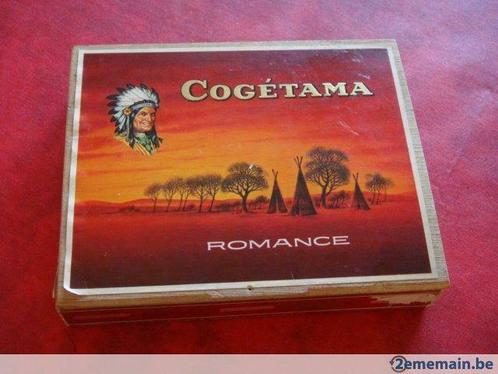 Boîte cigarillos vide. Marque "COGETAMA Vintage"., Collections, Marques & Objets publicitaires, Utilisé, Enlèvement ou Envoi
