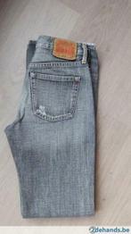 Replay - Jeans, recht model. Maat 26, Taille 34 (XS) ou plus petite, Porté, Gris