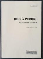 livre de solfège rien à perdre de jean Coyez, Comme neuf, Enlèvement ou Envoi