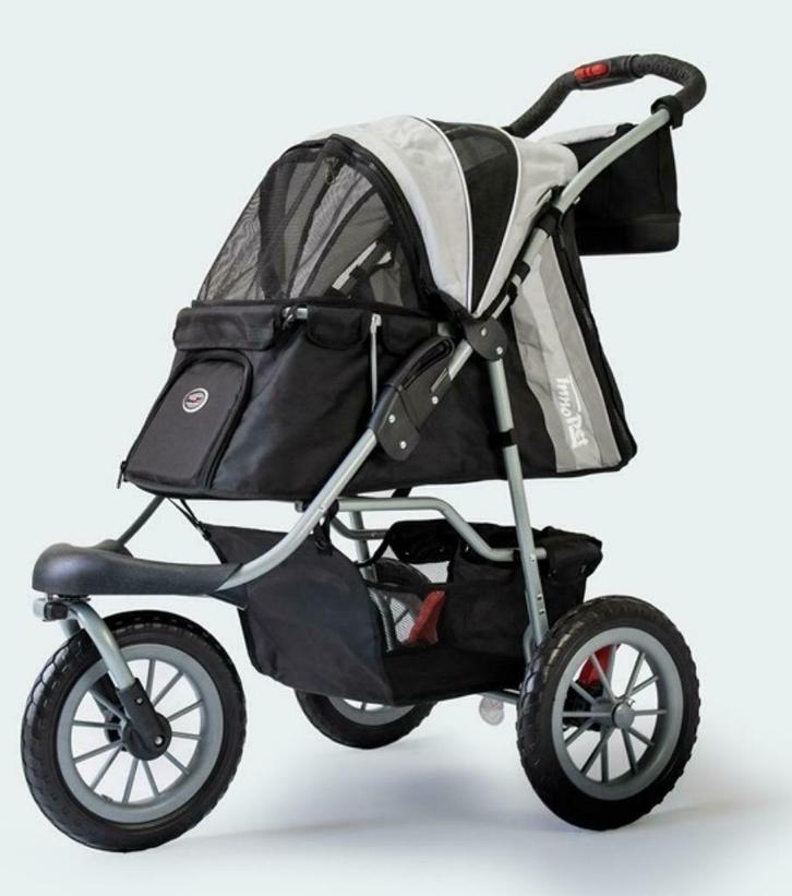 Hondenbuggy Innopet Comfort EFA Eco  Black-Grey, Dieren en Toebehoren, Honden-accessoires, Nieuw, Ophalen