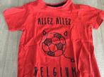 Nieuw! 92 rood T-shirt Belgium Gratis verzending., Nieuw, Jongen of Meisje, Ophalen of Verzenden, Shirt of Longsleeve