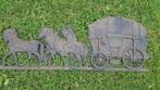 paard en koets gietijzer, Antiek en Kunst, Ophalen of Verzenden