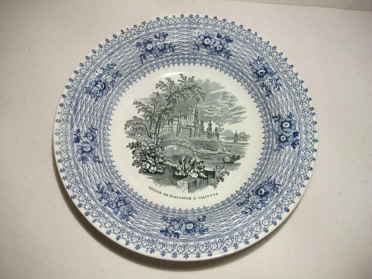 J.B. CAPPELLEMANS sierborden uit 1860, Antiek en Kunst, Antiek | Keramiek en Aardewerk, Ophalen of Verzenden