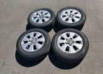 4 originele Audi 15 inch lichtmetalen velgen (5 x 112), 15 inch, Velg(en), Gebruikt, Personenwagen