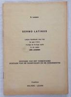 Sermo Latinus Ars Legendi Syntaxis R. Lenaers, ASO, Gelezen, Ophalen of Verzenden, Latijn