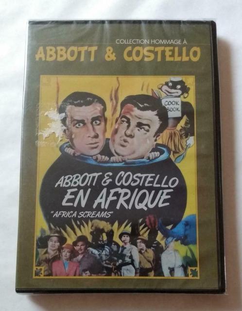 Abbott & Costello en Afrique neuf sous blister, CD & DVD, DVD | Classiques, Comédie, 1940 à 1960, Tous les âges, Envoi