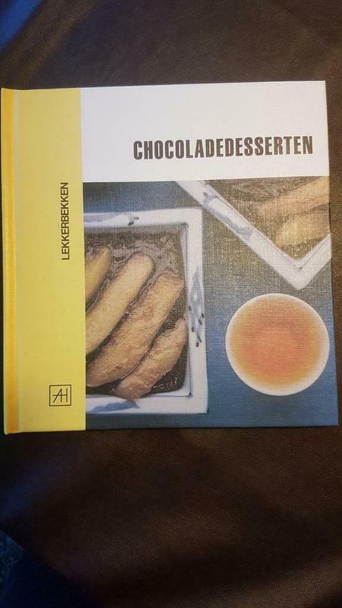 Chocoladedesserten / lekkerbekken/ artis historia / nieuw, Boeken, Kookboeken, Nieuw, Taart, Gebak en Desserts, Ophalen of Verzenden
