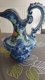 Pichet ornemental / vase décoratif portugais, Maison & Meubles, Bleu, Enlèvement, Utilisé, Moins de 50 cm