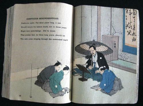 Poetical Greetings From the Far East 1913 Crêpepapier Japan, Antiek en Kunst, Antiek | Boeken en Manuscripten, Ophalen of Verzenden