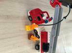 Lego Duplo brandweerwagen, Ophalen, Zo goed als nieuw, Complete set, Duplo