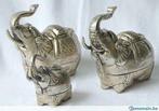 Set van 3 zilveren olifanten F335, Antiek en Kunst, Kunst | Overige Kunst, Ophalen of Verzenden