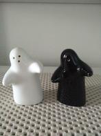 Set Poivre et sel «Petits fantômes» blanc et noir/vaches, Collections, Enlèvement ou Envoi, Comme neuf