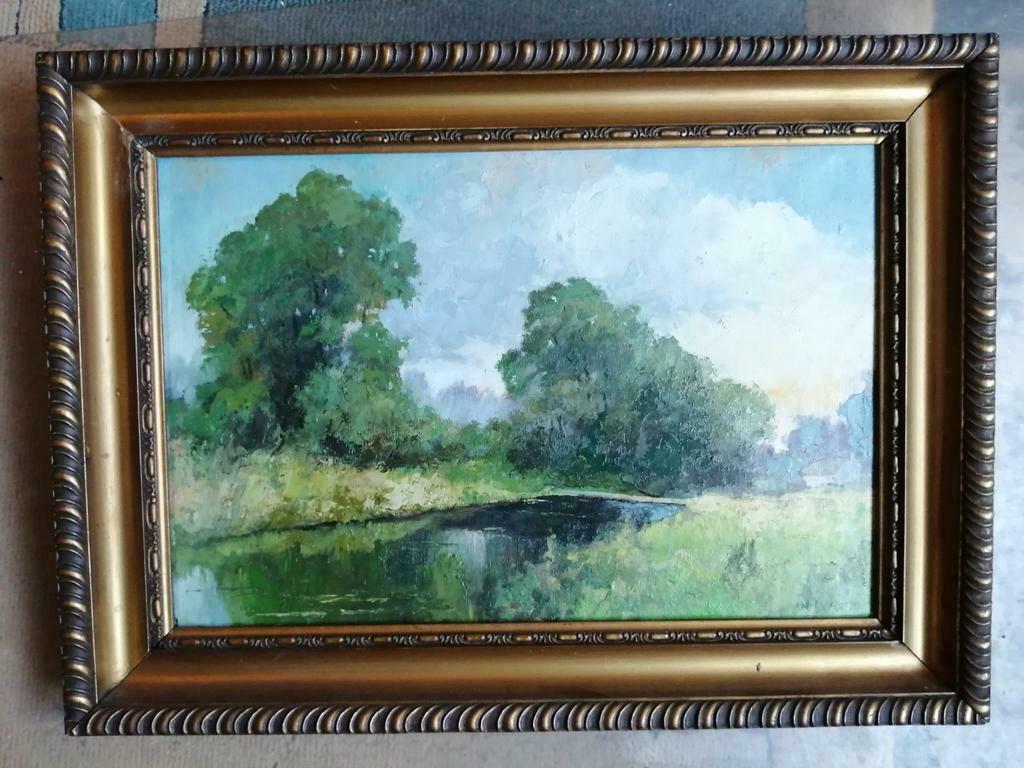 Huile sur panneau, Antiquités & Art, Enlèvement