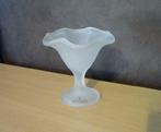 Originele matte glazen ijscoupe van IJsboerke 13 x 13 cm, Ophalen of Verzenden