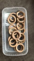 Anneaux pour accrocher les rideaux / tentures 16 pièces, Comme neuf