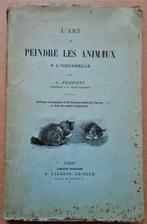 L'Art de peindre les animaux à l'Aquarelle - 1893, Hobby & Loisirs créatifs, Peinture, Utilisé, Enlèvement ou Envoi, Aquarelle