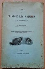 L'Art de peindre les animaux à l'Aquarelle - 1893, Hobby & Loisirs créatifs, Enlèvement ou Envoi, Utilisé, Aquarelle