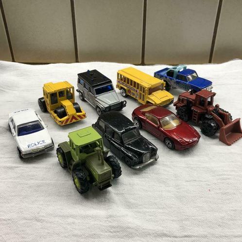 Lot Matchbox - 9 stuks - 1:64 Diecast - jaren 90, Hobby en Vrije tijd, Modelauto's | Overige schalen, Gebruikt, Auto, Ophalen of Verzenden