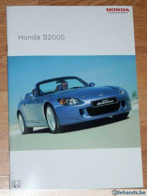 Folder Honda S2000 2006, Auto diversen, Handleidingen en Instructieboekjes, Ophalen of Verzenden