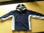 warme donkerblauwe fleecevest met kap - Champion - maat 128, Garçon ou Fille, Pull ou Veste, Comme neuf, Enlèvement