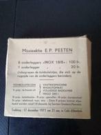 missieaktie E.P. PEETEN tombolalotjes onderleggers 1971, Collections, Collections Autre, Comme neuf, Enlèvement ou Envoi