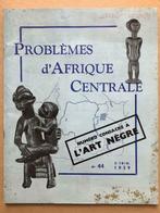 Problèmes d'Afrique Centrale - L'Art Nègre (N 44, 1959), Enlèvement ou Envoi