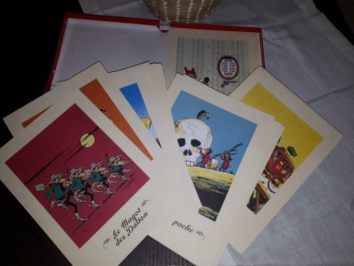 Complete collectie van 76 platen uit de Lucky Luke albums, Boeken, Stripverhalen, Nieuw, Complete serie of reeks, Ophalen