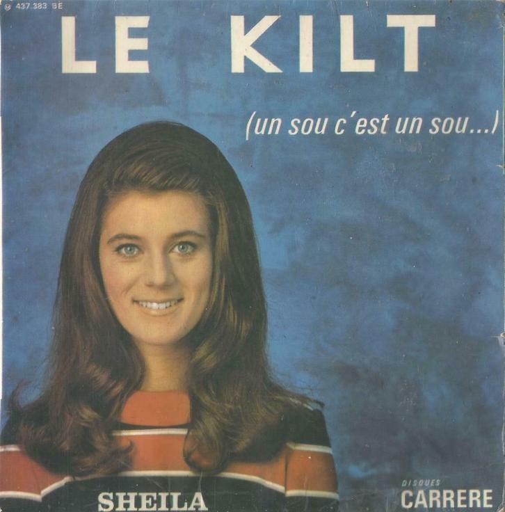 Sheila – Le kilt / Les papillons + 2 – Single - EP, Cd's en Dvd's, Vinyl Singles, Gebruikt, Single, Pop, 7 inch, Ophalen of Verzenden