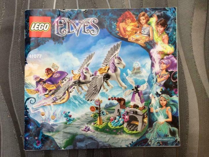 Lego Elves ENKEL boekje Pegasus 41077 livre, Kinderen en Baby's, Speelgoed | Duplo en Lego, Gebruikt, Lego, Ophalen of Verzenden