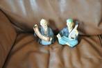 couple de statuette musicien asiatique en plastique dur, Antiquités & Art