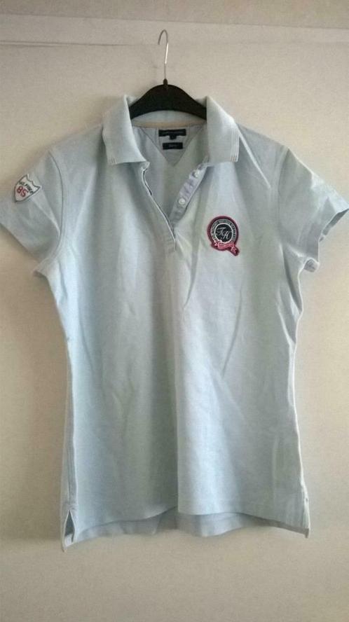 dames polo tommy hilfiger maat large slim fit, Kleding | Dames, T-shirts, Gedragen, Maat 42/44 (L), Blauw, Korte mouw, Ophalen of Verzenden