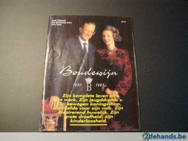 Boudewijn 1930 - 1993, Verzamelen, Koningshuis en Royalty, Gebruikt, Tijdschrift of Boek, Verzenden