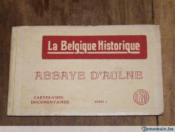 Carnet de cartes postales Desaix Abbaye d'Aulne années 20