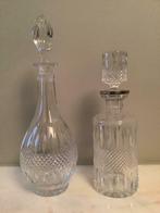 2 carafes en cristal, Antiquités & Art, Enlèvement ou Envoi