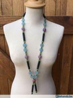 Lot deco halsketting blauw, Ophalen, Nieuw, Overige materialen