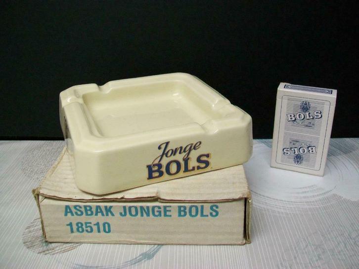 Asbak - Jonge Bols Jenever - Cendrier - Ashtray, Verzamelen, Merken en Reclamevoorwerpen, Zo goed als nieuw, Gebruiksvoorwerp