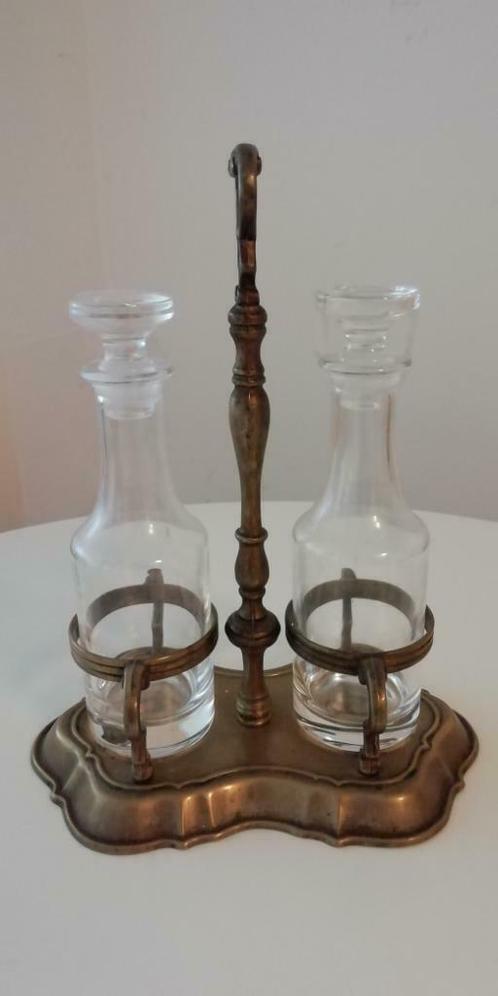 Vintage Olie en Azijnserveerset, Antiek en Kunst, Curiosa en Brocante, Verzenden