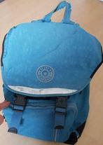 Kipling rugzak en pennenzak, Ophalen, Gebruikt, Leer, Blauw