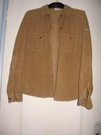 Hampton Bays of HB fijn geribbeld beige fluwelen overhemd., Kleding | Dames, Maat 38/40 (M), Beige, Ophalen of Verzenden, Zo goed als nieuw