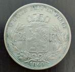 Belgium 1849 - 2 1/2 Fr. Zilver - Leopold I - Morin 47 - ZFr, Zilver, Zilver, Losse munt, Verzenden