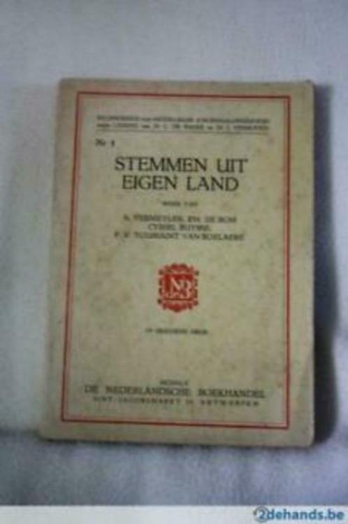 Stemmen uit eigen land nr 4 uit 1945 Werk van A. Vermeylen,, Boeken, Schoolboeken, Gelezen, Geschiedenis, Ophalen of Verzenden