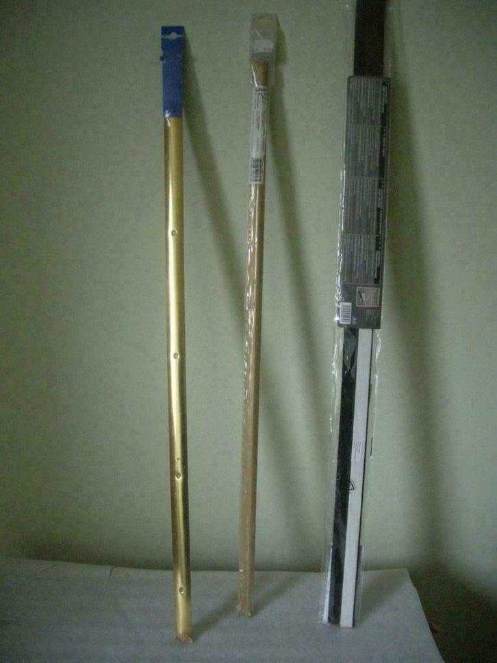 Tapijtprofiel + deurbodem + vlakke afdekrail., Doe-het-zelf en Bouw, Isolatie en Afdichting, Nieuw, Vloerisolatie, Overige materialen